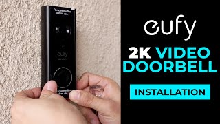 Part 2 Eufy Security 2K Video Doorbell and Homebase 2 Wireless Setup amp Wired Installation install [upl. by Annadiane]