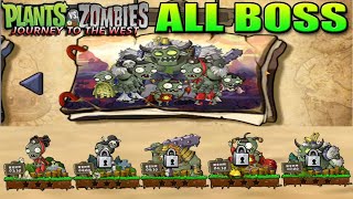 PvZ Journey To The West l BOSS BATTLE Level 1 to 5 l Download amp Gameplay [upl. by Yrrat]