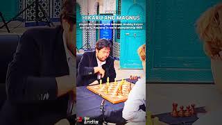 Both elo2500 Magnus Vs Hikaru tournament match chess chesscom chessgametrending reels shorts [upl. by Kristal914]