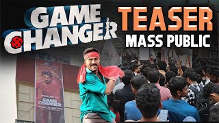 Game changer official teaser  game changer teaser public reaction  ram charan  shankar [upl. by Nahtonoj890]