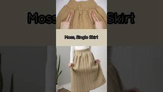 How to Crochet a Midi Skirt In 3 Easy Steps crochet crochettutorial crochetpattern crochetskirt [upl. by Couq]