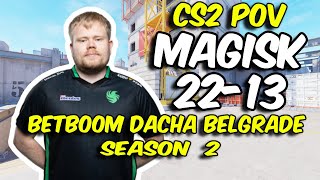 CS2 POV  Falcons Magisk 2213 vs Virtuspro Vertigo BetBoom Dacha Belgrade Season 2 [upl. by Alexia]