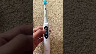 OralB iO Series 7 Electric Toothbrush White Alabaster Color [upl. by Dnomder]