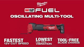 Milwaukee® M12 FUEL™ Oscillating MultiTool [upl. by Oleg963]