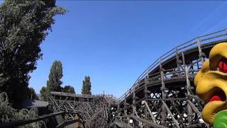 Oldest wooden roller coaster  Budapest Holnemvolt Park  Roller Coasters ONRIDE RCOR [upl. by Weissberg]