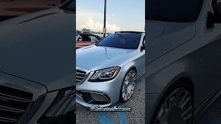 🔥🔥 Mercedes Benz S65 AMG on brushed Savini SL8s  AllStars Sports Lounge CruiseIn [upl. by Floyd811]