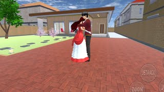 Rina Tamaki in princess dress game Sakurasakura school simulator downloadmiss Sakura [upl. by Ahsemak]