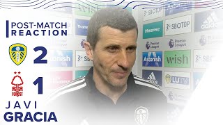 “THE REACTION WAS PERFECT”  JAVI GRACIA  LEEDS UNITED 21 NOTTINGHAM FOREST  PREMIER LEAGUE [upl. by Anailli530]