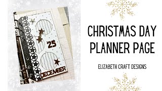 Christmas Planner Page in Elizabeth Craft Design Planner [upl. by Eissim]