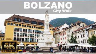 🇮🇹 BOLZANO Walking Tour  4K UHD ITALY [upl. by Mairym]