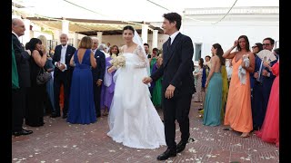 Wedding sullisola di Capri le immagini del matrimonio di Alessandra Mastronardi ad Anacapri [upl. by Vonny411]