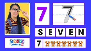 How to Write Numbers  Learning to Spell and Read Numbers  Counting Numbers from 1 to 10 [upl. by Ardnaxela]