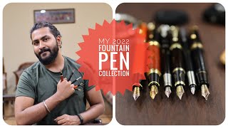 My Fountain Pen Collection ✨ 2022 Mini Review Pilot Custom 823 Jinhao x450 650 100Moonman f9 [upl. by Durward]