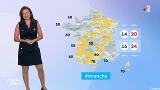 Anaïs Baydemir pour le journal météo climat du midi sur France 2 le 6 Septembre 2024 [upl. by Ayouqes]