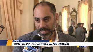 TARANTO FONDI EX ILVA CE LA PROROGA PER LUTILIZZO [upl. by Giffy]