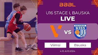 KK Viimsi 2009 vs Bauska 2009  BBBL Boys U16 [upl. by Barthold]