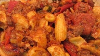 Crock Pot Goulash From Food Storage [upl. by Lulita440]