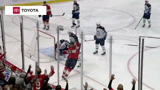 Dmitry Kulikov scores goal against Connor Hellebuyck  16112024 [upl. by Eillime]