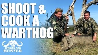 African BBQ Hunter  how to hunt and cook warthog [upl. by Nakada217]