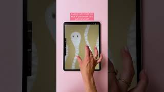 Use pattern layouts in Procreate [upl. by Enram]