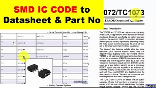 768 6 Pin IC SMD Code to Part Number amp Datasheet [upl. by Eirffej575]