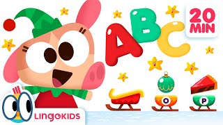 ABC SLEIGH SONG 🛷🎶  More Songs for Kids  Lingokids [upl. by Ariahs]