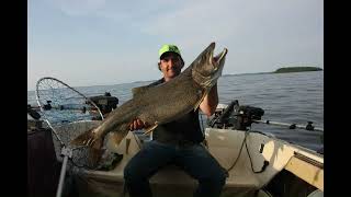 Lake Nipigon Lake Trout Fishing Trip Luke Monk [upl. by Manlove]