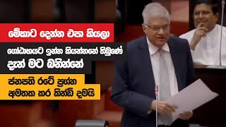 Ranil Wickremesinghe Full Speech  Parliament  20221124 [upl. by Sucramej]