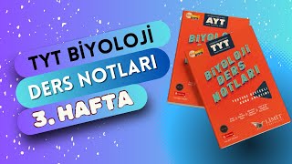 3 HAFTA TESTİ  TYT BİYOLOJİ DERS NOTLARI [upl. by Arelc]