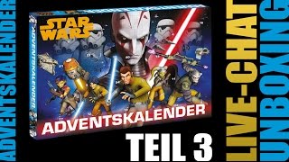 Star Wars ™  Adventskalender 2015 von CRAZE  Unboxing Teil 3  ReUpload [upl. by Yrrah]