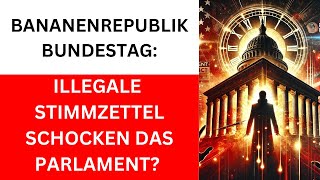 Bundestag SkandalDemokratie im freien Fall Skandal um illegale Stimmkarten [upl. by Lenaj382]