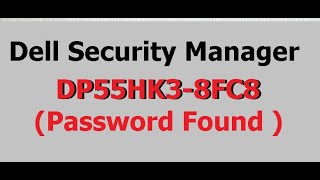 Dell Bios password GENERATOR 8FC8 Unlock Laptop amp Desktop [upl. by Kalvn]