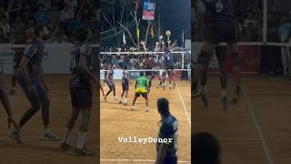 Spike power 😲reach 😳setting 😱AngamuthuampMithuswami Combination🔥 volleyball volley volleydonor [upl. by Alhan903]