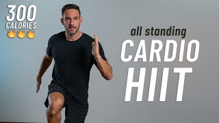 20 MIN CARDIO HIIT WORKOUT  ALL STANDING  No Squats or Lunges [upl. by Abra]