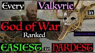 All Valkyries in God of War Ranked Easiest to Hardest [upl. by Noyrb97]