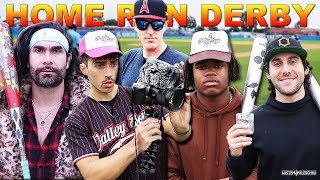 HOME RUN DERBY WITH D1 BASEBALL COMMITS PROS AND THE SOFTBALL CREW  Kleschka Vlogs [upl. by Enomys]