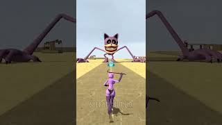 CATNAP DOCTOR EGGMAN MISS DELIGHT MONSTERS TAPES VS SM64 CANNON IN GARRYS MOD catnaptapes catnap [upl. by Eilujna]