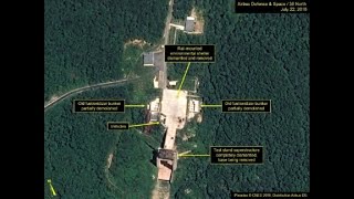 Pyongyang retoma reconstrução de área de lançamento de satélites [upl. by Yanarp]