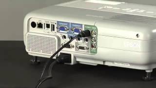 How to Connect to an Epson Projector [upl. by Sacks222]