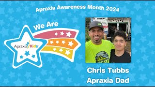 We Are Apraxia Kids Chris Tubbs [upl. by Urion]