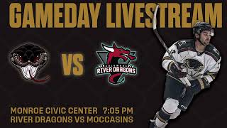 LIVE STREAM Monroe Moccasins vs Columbus River Dragons  101824 [upl. by Leamhsi]