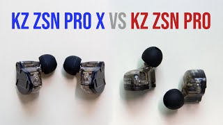 Comparativa Sonido KZ ZSN Pro X vs KZ ZSN Pro [upl. by Ardussi528]