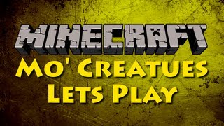 Minecraft MO Creatures Lets Play  Ep 15  HORSE STABLE [upl. by Aihsot]