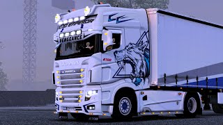 Euro Truck Simulator 2 version 149 SCANIA R700 REWORKED V341 [upl. by Allerim]