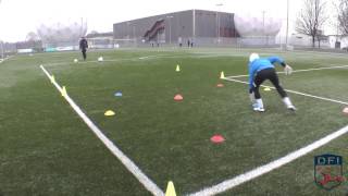 Torwarttraining am Deutschen Fußball Internat [upl. by Atilol820]