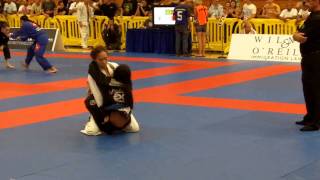 2010 Brazilian JiuJitsu Nationals Kristina Barlaan vs Amanda Grummon [upl. by Gnaoh917]