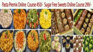 12 Pasta Premix Recipes Online Course 7 Sugar Free Sweets Online Course Manisha Bharani Kitchen [upl. by Phippen]