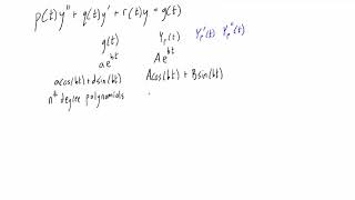 Undetermined coefficients method [upl. by Adelia]