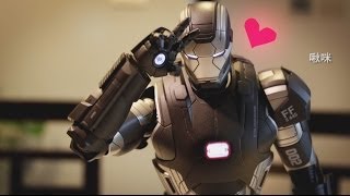 Hot Toys War Machine Mark II Stop Motion Review  Hot toys戰爭機器2 0 玩具定格動畫介紹 [upl. by Rubenstein885]