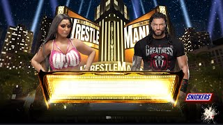 Live WWE Match  Roman Reigns Vs Lakshmi Saha ji  WWE Smackdown Fight part 58 [upl. by Dnalyr]